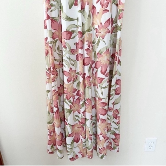 Show Me Your Mumu Lily Lady Maxi Skirt White/pink Floral Print Size Small NEW - Picture 9 of 10